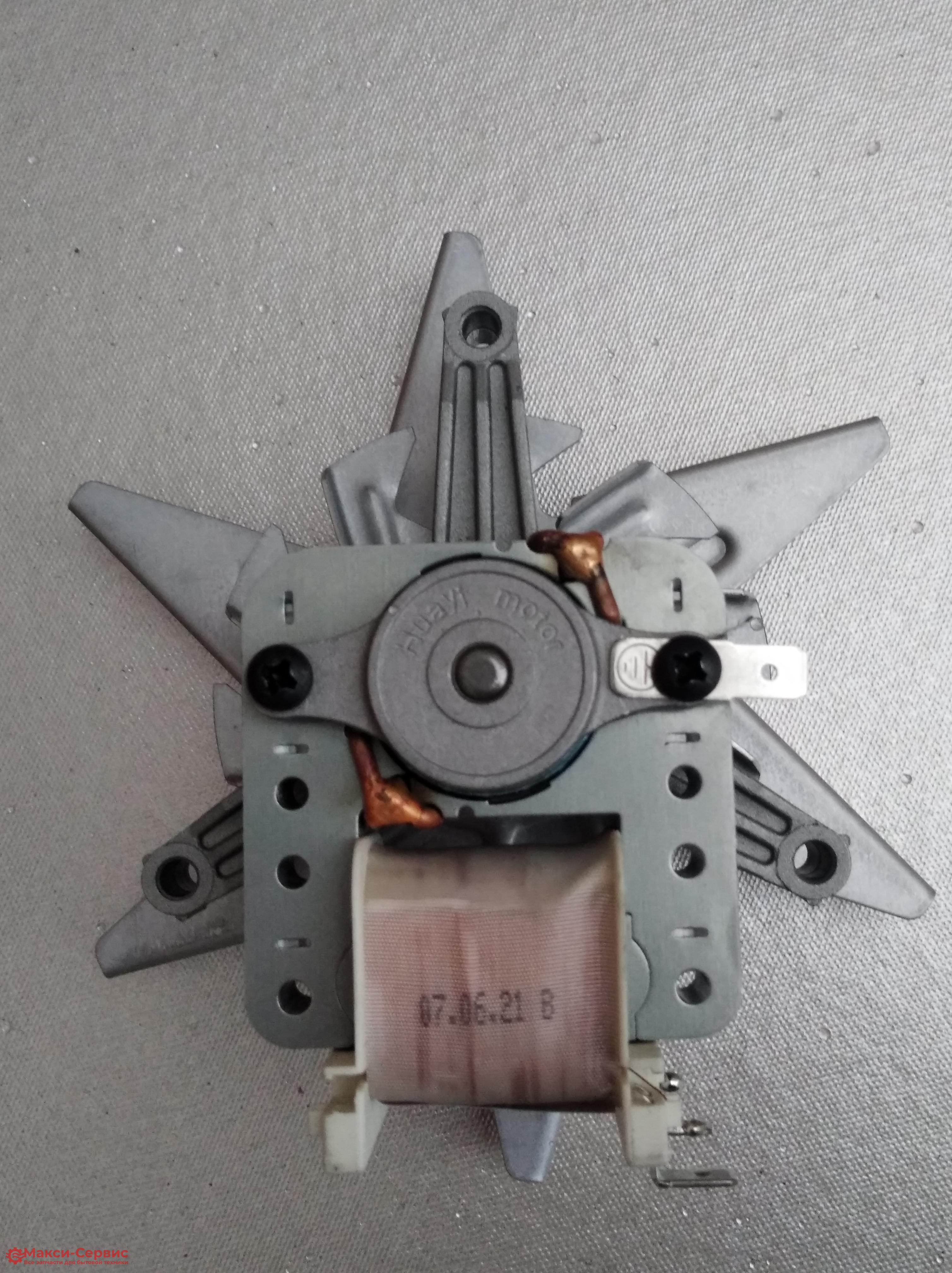 Вентилятор обдува духовки (с крыльчаткой) GORENJE 28W, 220-240V, шток 26мм, Ø-148мм 259397, COK400GO